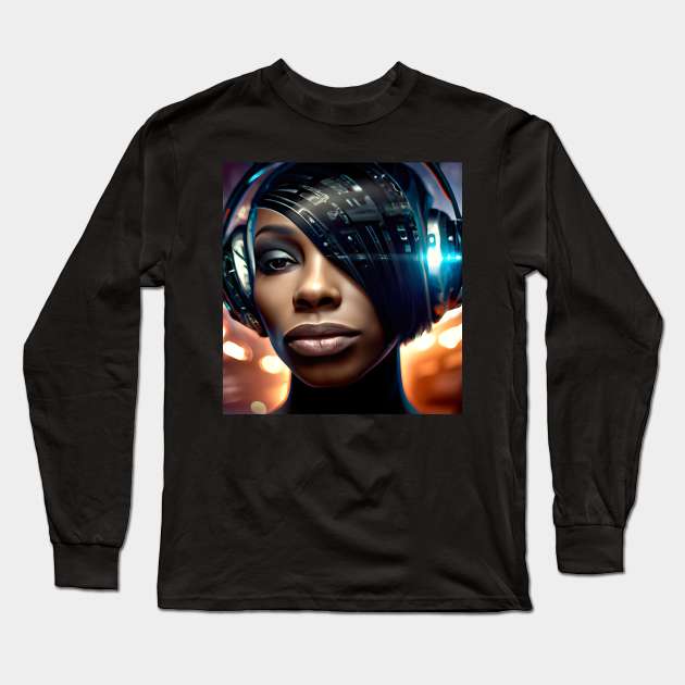 Beautiful Woman from 2049 Long Sleeve T-Shirt by TheThirdEye